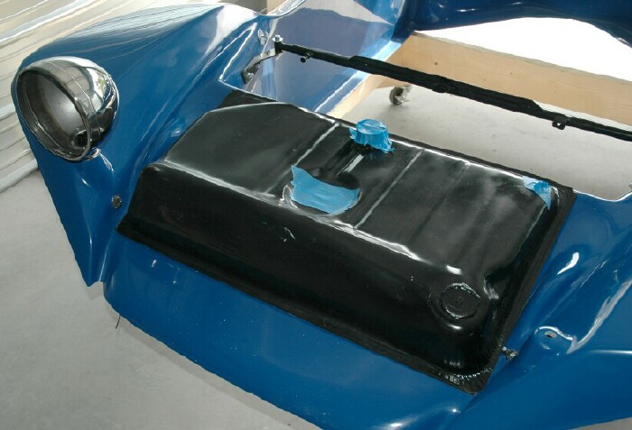 Fiberglass dune buggy gas tank on sale