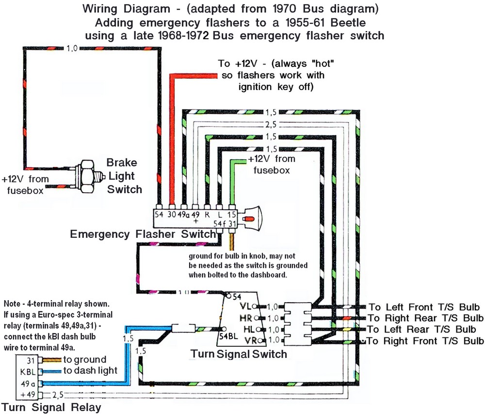 TheSamba.com :: Beetle - 1958-1967 - View topic - Early ... running new wiring harness vw bus 