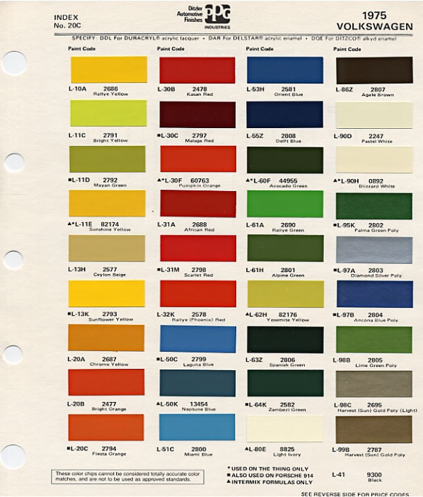 thesamba com thing type 181 view topic paint code for a 73 nason paint color chart