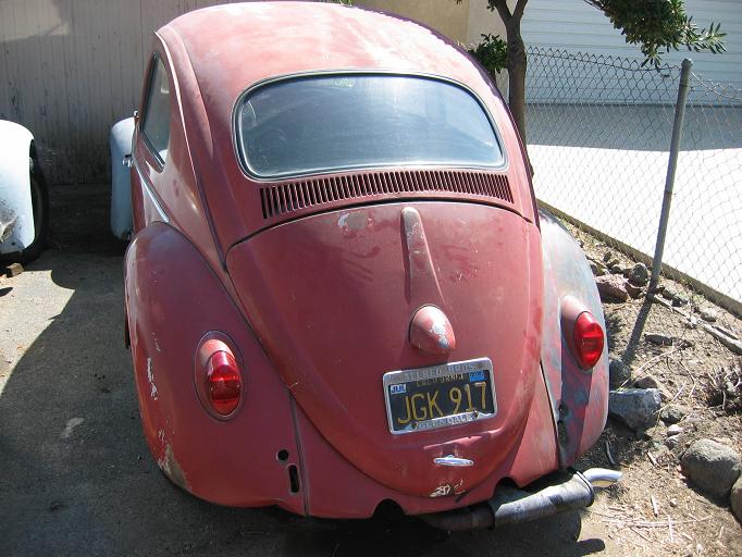 VW Beetle T handle engine lid lock 55-64