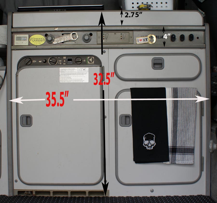 Vanagon Westy Measurements