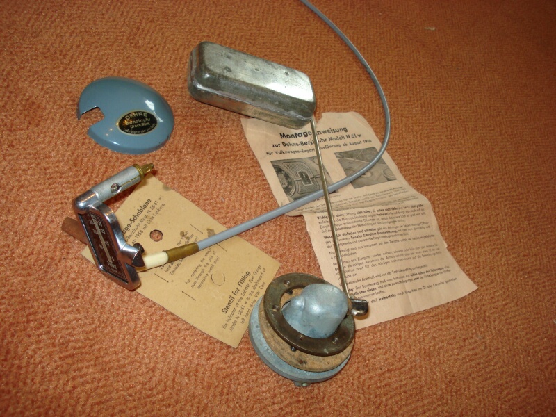 Motormeter Style Chrome Gauge Holder Vw Bug Ghia Split Bus Steering Column Mount