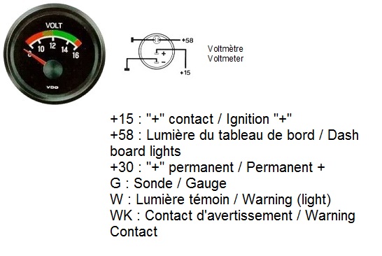 Vdo Volt Gauge Wiring Diagram - Wiring Diagram