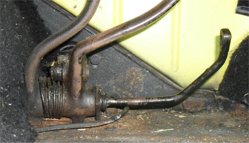 Vw beetle pedal assembly clearance right hand drive