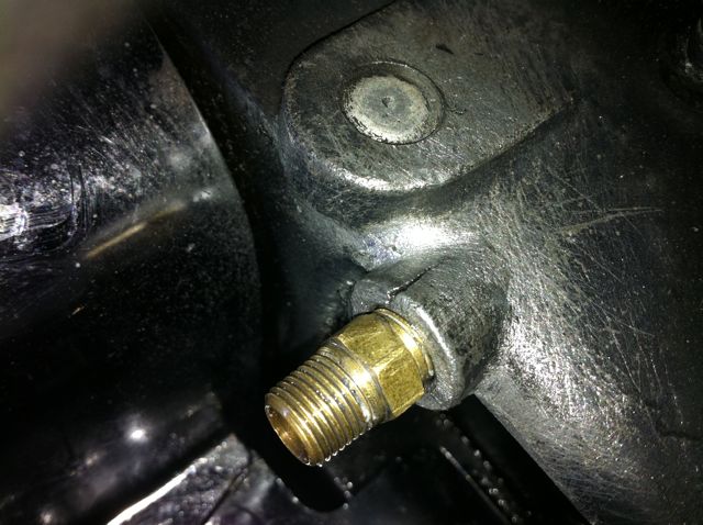 oil pressure sender leak