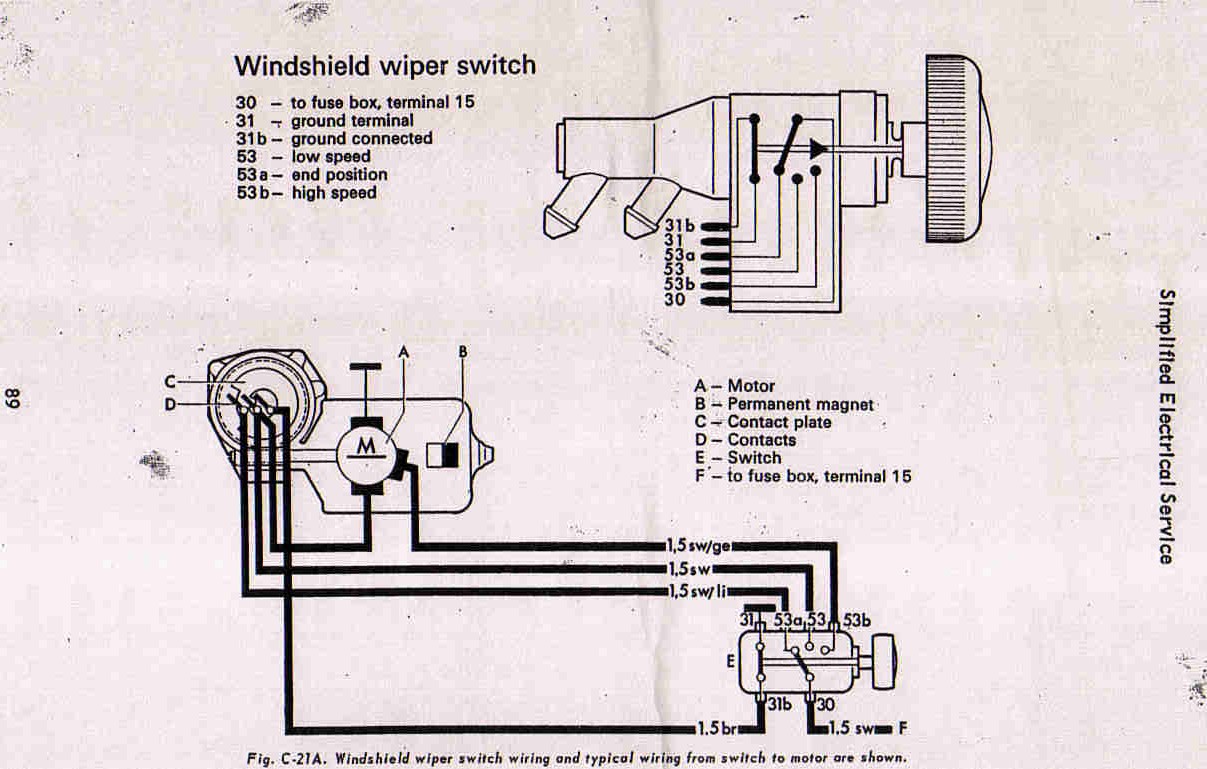 Chevy Wiper Motor Wiring - Wiring Diagram