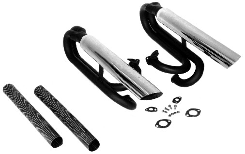 Dune buggy dual exhaust system outlet