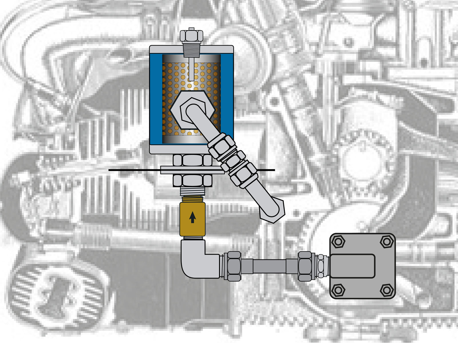 Wiring Diagram Database  Vw Full Flow Oil System Diagram