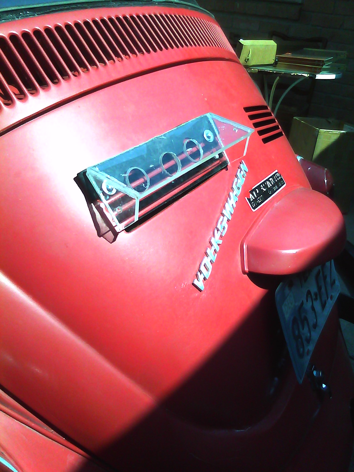 Vw beetle rain shop deflector