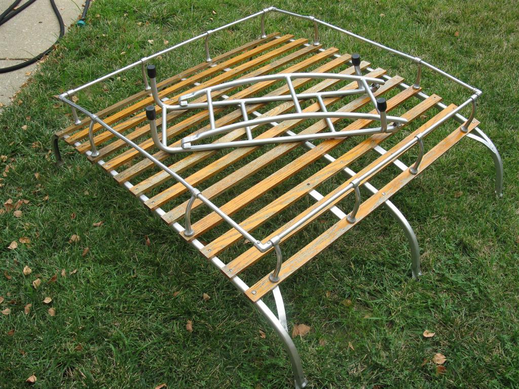 Gallery New Westfalia wood slat roof rack and folding