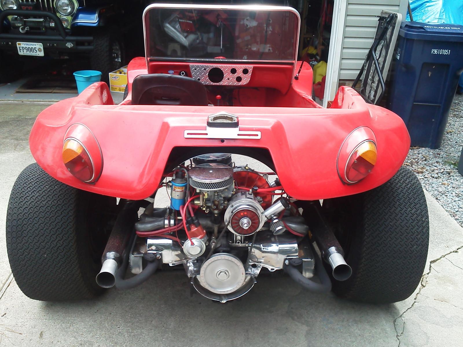 dune buggy dual exhaust system