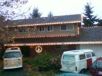 My 78 and dads 72 bus on Xmas!