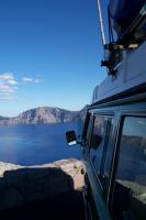 1984 VW Vanagon Westfalia at Crater Lake NP