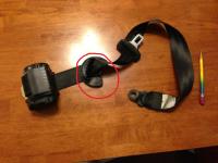 Jetta MKIII rear seat belt