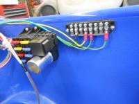 Wiring connectores and ground block for the buggy