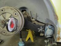 Swingaxle torsion bar install