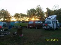 VW group camping sunrise transporterfest 2013