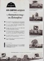 Air Camping Beetle roof tent brochure