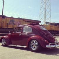 ALERT Poison Berry '56 VW STOLEN