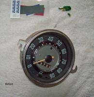 1965 Beetle speedometer restoration