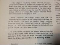 Caliper Mounting Info