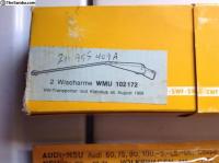 NOS SWF Wiper Arms 211 955 409A and Blades Set 1969-72 Type 2