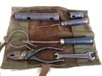 1960 tool roll bag with tools