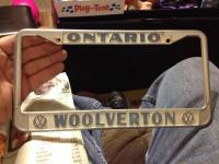 License Plate Frame Stash