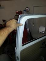 1970 door rubber install