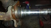 spindle and bearing stuck