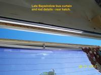 late bay window bus curtains - rear hatch