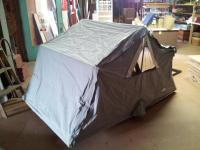 Air Camping vintage roof top tent.