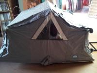 Air Camping vintage roof top tent.