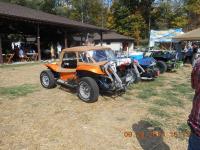 Swap meet stuff packed home on the buggy