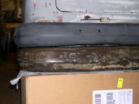 71 compared to 72 rear bumper,1971 Bumper on top, 1972 Bumper on bottom