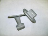 Palm green paint on Westy tent mounts