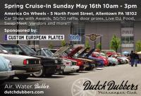 The Dutch Dubbers 7th Annual Spring Cruise-in will be on May 16, 2015