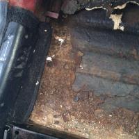 Rusted floor pans