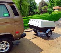 Pak-E-Derm Clamshell trailer for the Vanagon