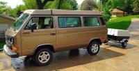 Pak-E-Derm Clamshell trailer for the Vanagon