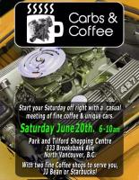 Saturday June 20th carbs & coffee