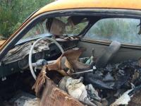 1965 Karmann Ghia Coupe as found in Terlingua Texas