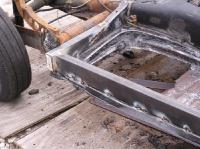 Install of Pan Gusset