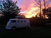 City Campground, Lunenburg, Nova Scotia At Sunrise