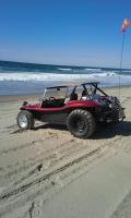 Dune buggy in the dunes