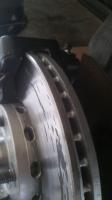 Brake and rotor rubbing ate 54 caliper