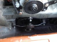 Porsche - 1976 - 912E - reinstall tripod pulley for smogpump