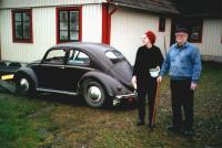 Original Owners with thier 1951 Bug in Sweeden..