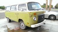 1978 vw bus bay with Oldsmobile 215 v8