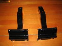 Rear pressed bumper brackets